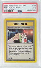V1807: 2000: Rocket's Secret Experiment: 120/132: 1ST Edition: Gym Challenge: PSA: 7: NM: 102261306